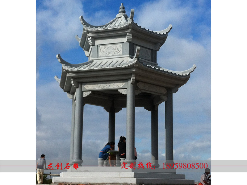 石頭涼亭定做批發(fā)廠(chǎng)家——龍創(chuàng)石雕